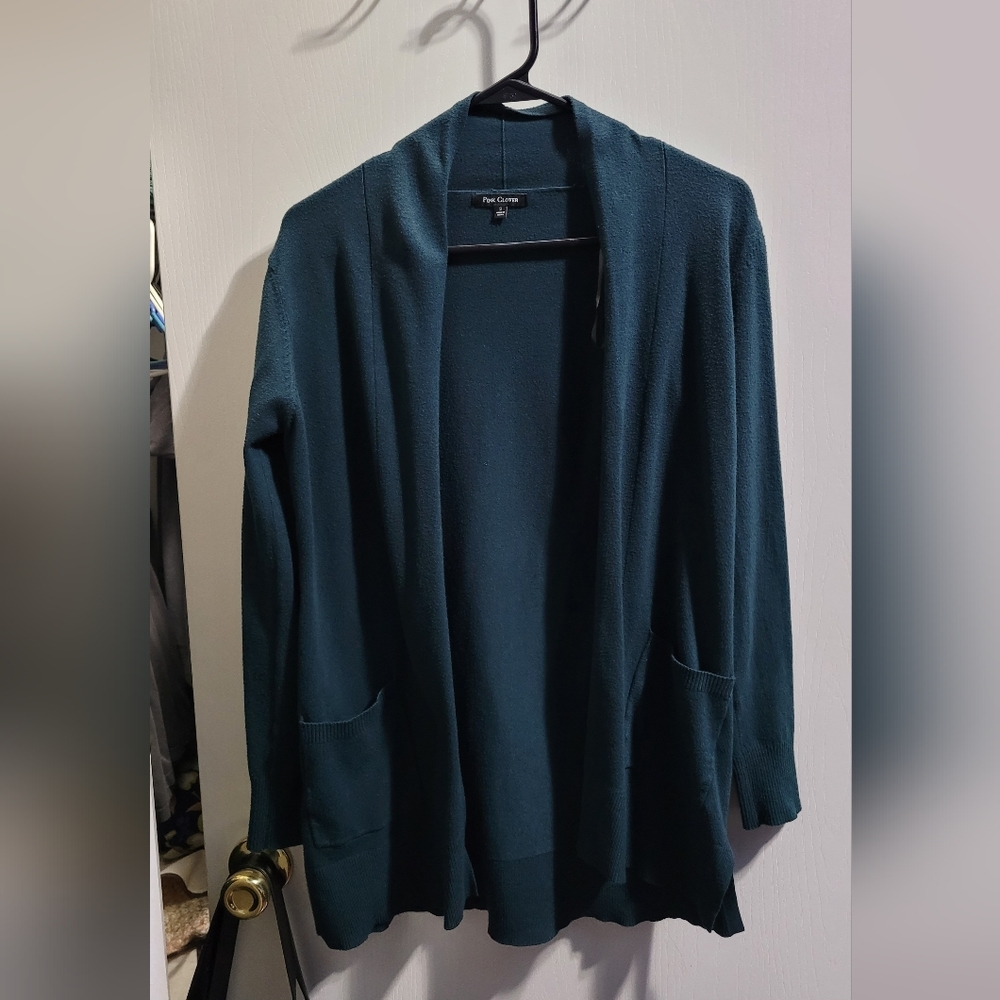 3/$20 Green Cardigan